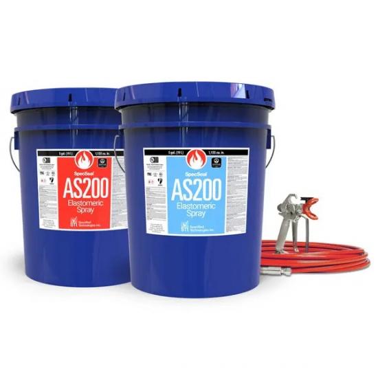 AS彈性阻火密封噴塗膠